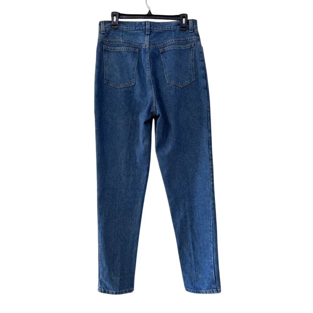 The Gap Vintage High Rise Tapered Mom Jeans USA Made 100% Cotton Size 13/14 - Picture 3 of 8